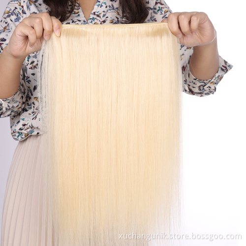 Uniky Best selling vietnamese virgin human hair bundles with color weft hair bone straight